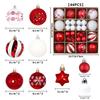 Christmas Tree Pendant, Christmas Ball Set, Painted Ball Pendant, Electroplated Christmas Ball Decoration, Mixed Christmas Gift Box