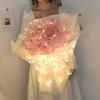 1Pc Multipurpose Flower Wrapping Paper Cellophane LED Bouquet Packing With Led Light Waterproof