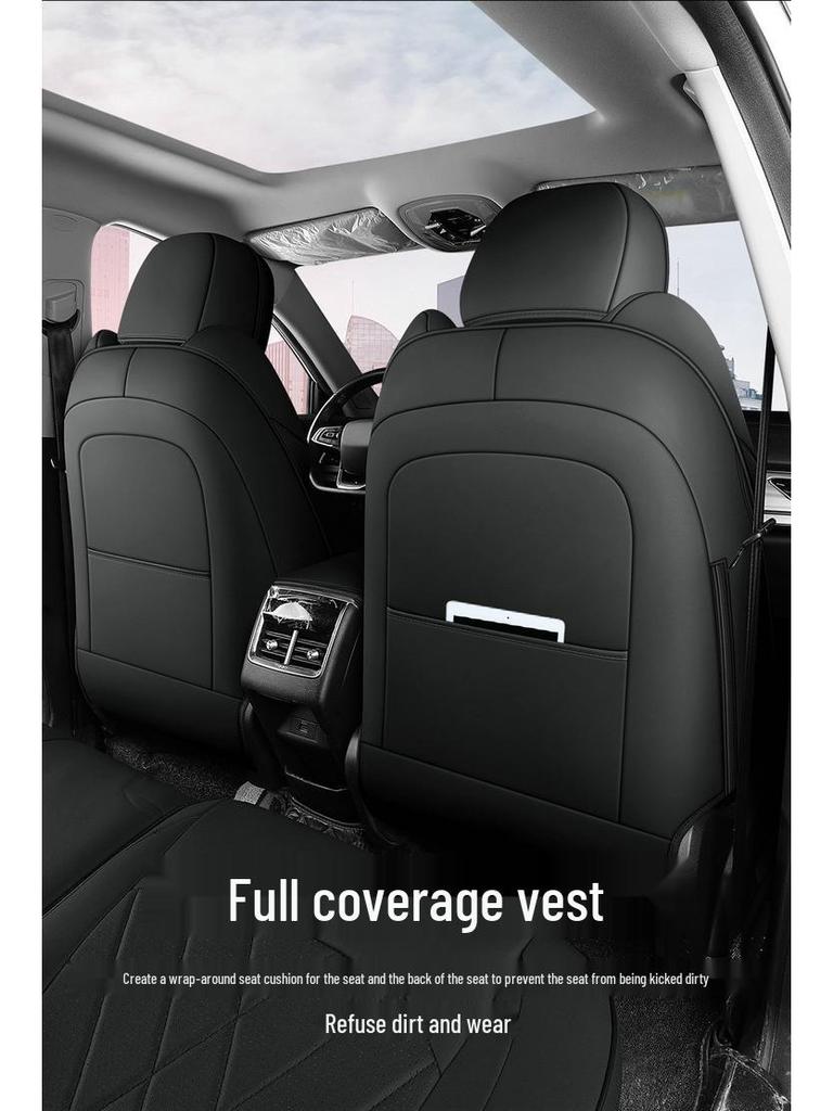 New Model Full Leather Car Seat Cushion for Tiggo 8PLUS/PRO - All-Season Comfort