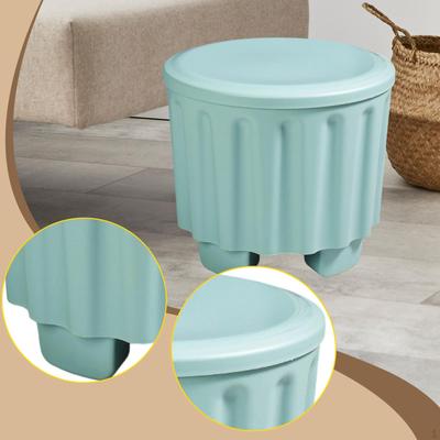 Ottoman Bench with Storage Space, Footstool, Seat Type Lid, PP Material, Suitable for Living