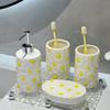 Ceramic hand soap shampoo body wash dispensing bottles mouthwash cups soap dishes lotion press bottles   shampoo dispenser