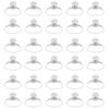 ABKS-30Pcs 40Mm Suction Cup With -Screw And Knurled Nut, Suction Cup With Thread, Sucker Pads For Glass Table Top