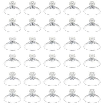 ABKS-30 Pièces Ventouse 40 mm Avec Vis et Écrou moleté, Ventouse avec Filetage, Ventouses Pour Plateau de Table en Verre