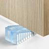 1Pc Safety Door Stop Block Wedge Stop Door Stopper Home Office Reusable Door Rear Retainer Impact Stopper Rubber Stops No Drill