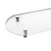 Clear Vanity Tray Transparent Acrylic Simple Modern Style Widely Used Coffee Table Tray for Family O