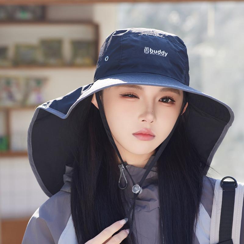 Summer Sun Protection Hat With Wide Brim And Neck Shield For Women Outdoors