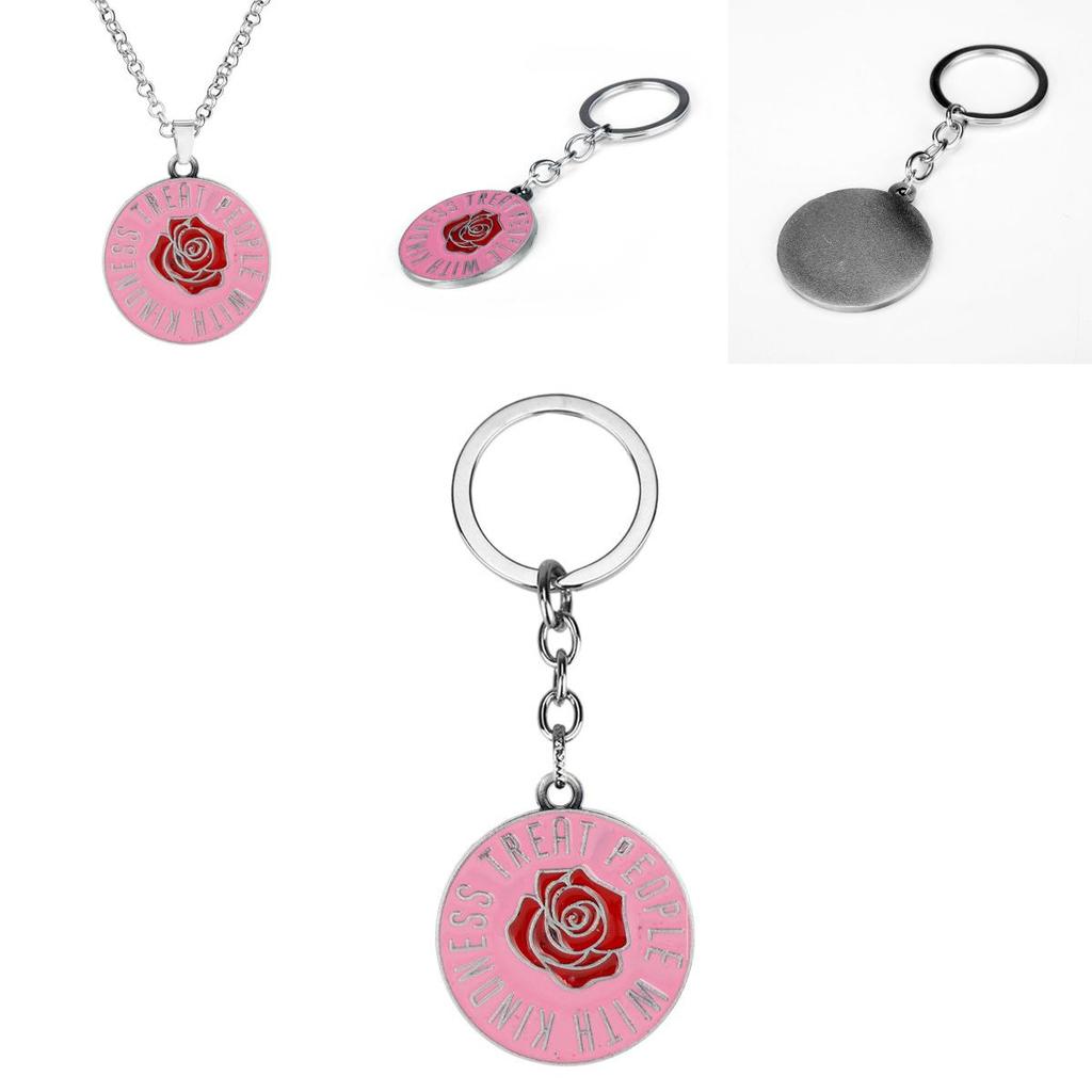 Harry Styles Rose Keychain With Pendant For Travel Gift And Collectors Item