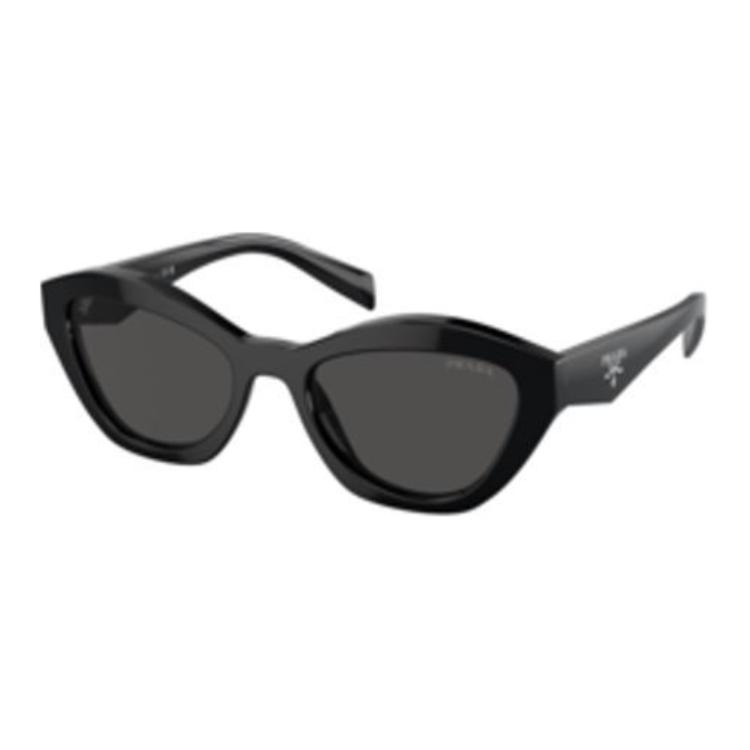 

Prada Logo Engraved Butterfly Sunglasses Women sunglasses Black 0PRA02SF16K08Z55 Basic Packaging-Eyeglass Case+Box