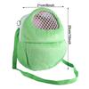 Pet Carrier Breathable Pocket Hamster Rabbit Ferret Travel Sleeping Hanging Bed Bag (Green)