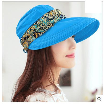 Outdoor cycling sun hat summer, ladies, hat, summer big edge sun hat beach hat Korean version sun hat
