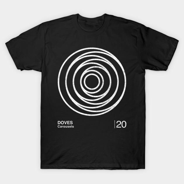 Men Black Print T-shirt Carousels / Minimalist Graphic Design Fan Artwork No-Cut Transfer Paper Print Cotton Tshirt S чёрный