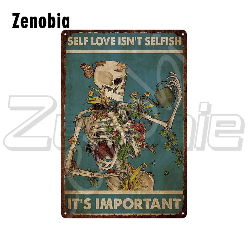 Metallschild mit Totenkopf und Text „Your Butt Servietten My Lord“, Vintage-Blechschild, Blumenskelett, lustiges Metallschild, Badezimmerdekor