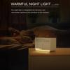 Bedtime Relaxation 200*130*90mm Aromatherapy Device Adjustable Brightness Night Light Timer Settings Flame Simulation