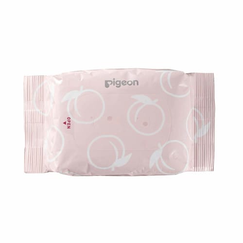 Pigeon Medicated Prickly Heat Sheet Peach Leaves 45 Sheets [From 0 Months]