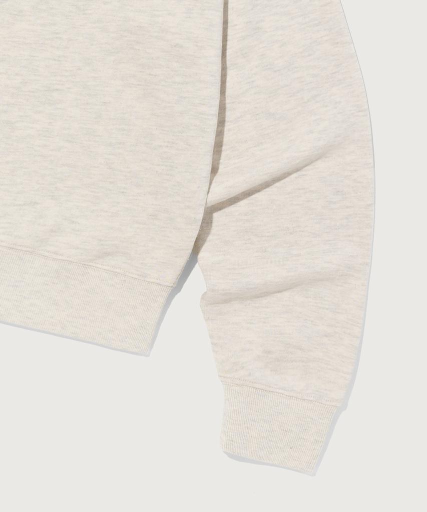 CHAMPION Women'S Small Logo Regular Fit Sweatshirt Oatmeal