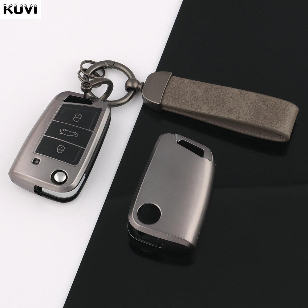 3 4 Buttons Tpu Car Key Case Cover For Vw Volkswagen Golf 7 Mk7 Tiguan Mk2 Seat Ateca Leon Fr Ibiza Skoda Octavia Kodiaq Fob Bag