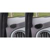 For Fiat 500 2012—2015 Carbon Fiber Car Accessories Auto Dashboard Trument Sides Air Vents Cover Trim Sticker Modification