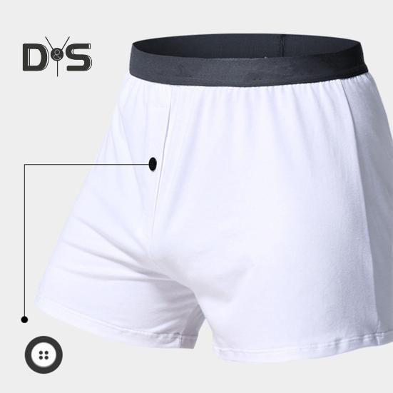 Pánské boxerské spodní prádlo Pružný pás vpředu ve střední části Dekor U-konvexní Šortky Kalhotky Pohodlné oblečení na spaní Denní nošení