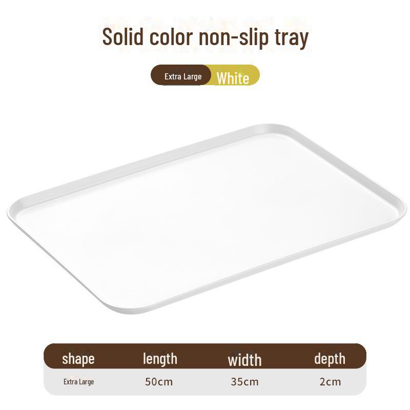 

Північний Прямокутний Пластиковий Піднос для Чаю для Дому, Вітальні, Ресторану або Дитячого Садка