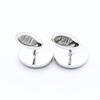 Day Dunhill Cadogan AD Coin Cufflinks In Silver and Navy Father's Men's (JSC82H1H) [Used]