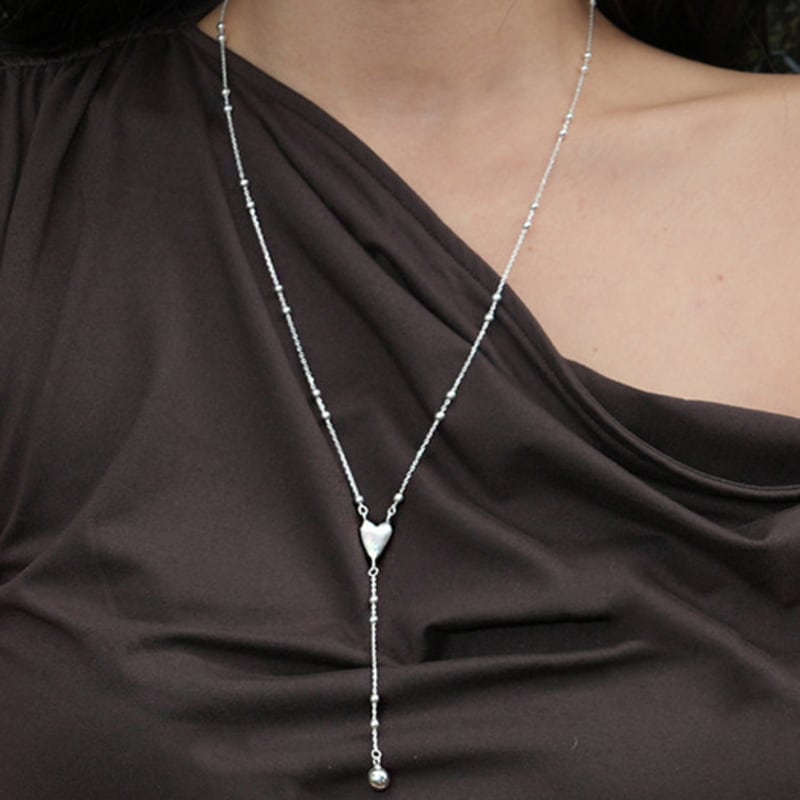 SULTANA Drop Heart Necklace