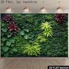 2D Flat Print Jungle Green Plant Wall Backdrop for Studio Photoshoot & Live Stream