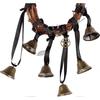Witch Bells, Protection Door Hanger Metal Wind Chimes Handmade Magic Witch Rattan Bells