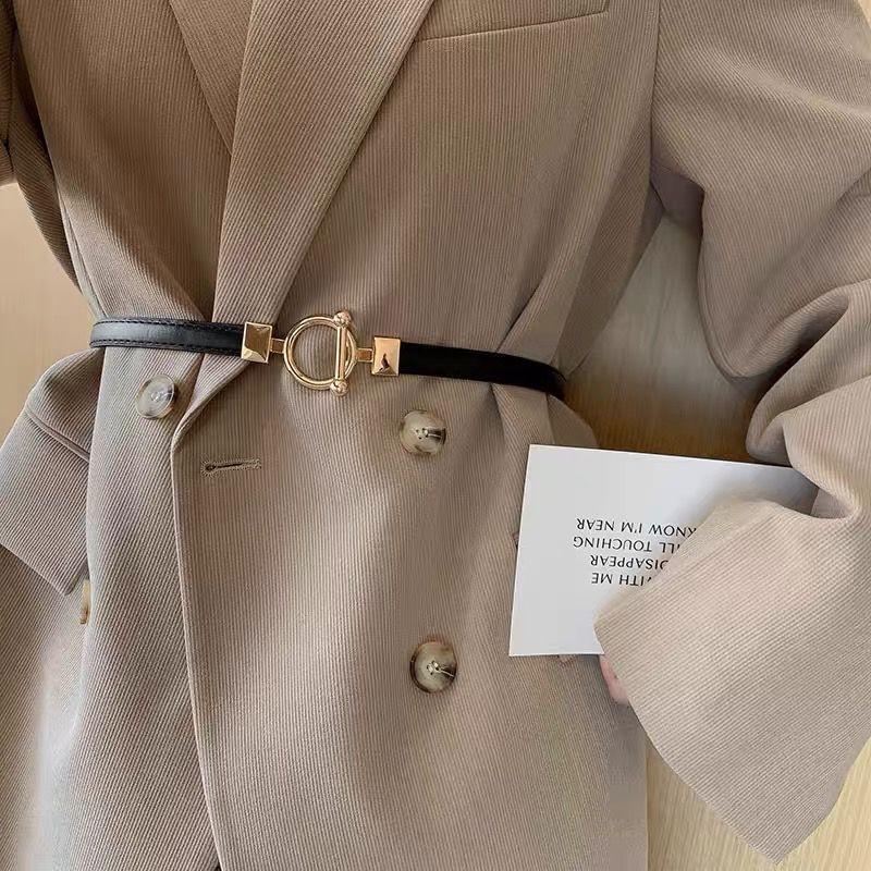 Waist Elegant Womens Chain In Fashionable Black Coffee And Camel For Dresses Suits And