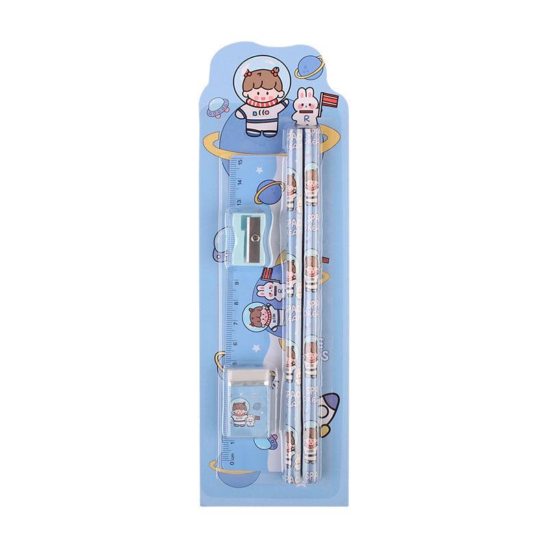 Creative Children's Stationery: 5-Piece Pencil Set for Kindergarten and Primary School Prizes