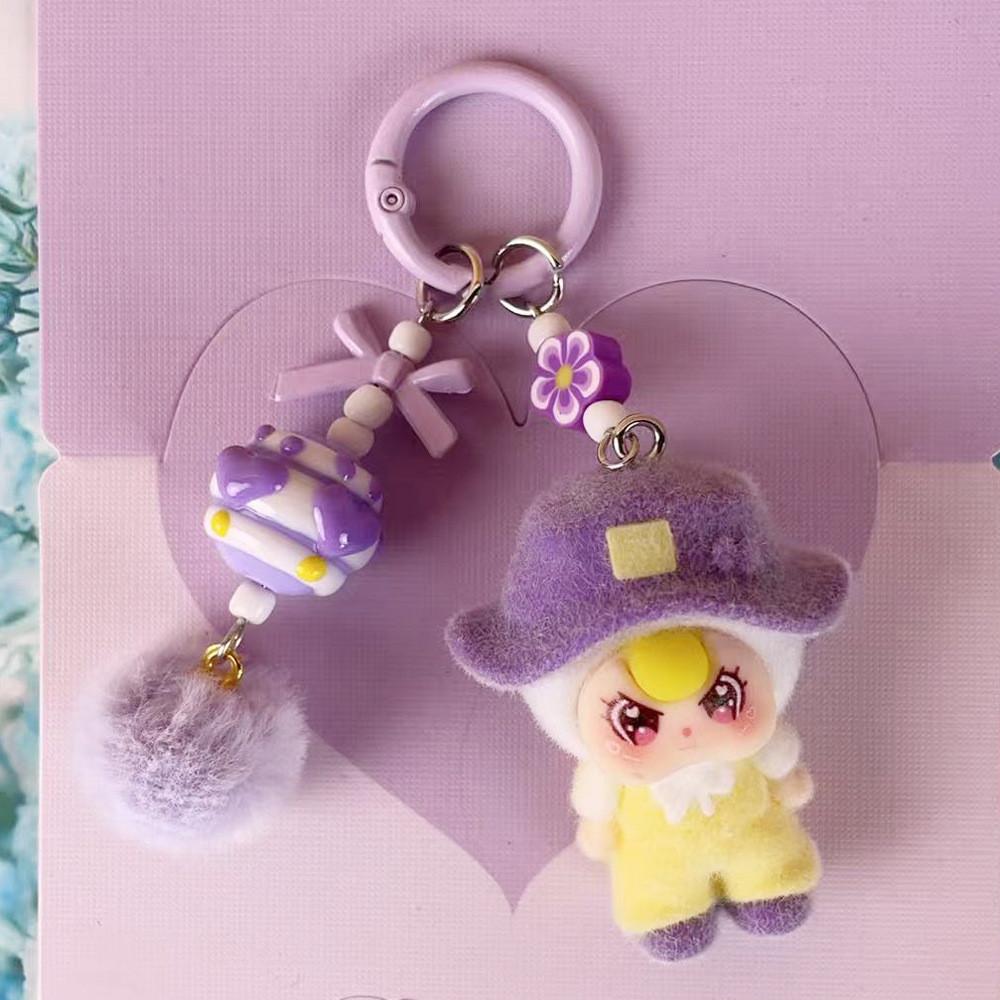 Camping Style Doll Keychain With Cartoon Cute Pendant For Kids And Teens