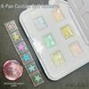 Nuovo Gel Pat Pat: Nove Griglie Nail Art Colore Solido Pittura Blush 2024 - Sfumato Saturo Gradiente, Non Richiede Lavaggio