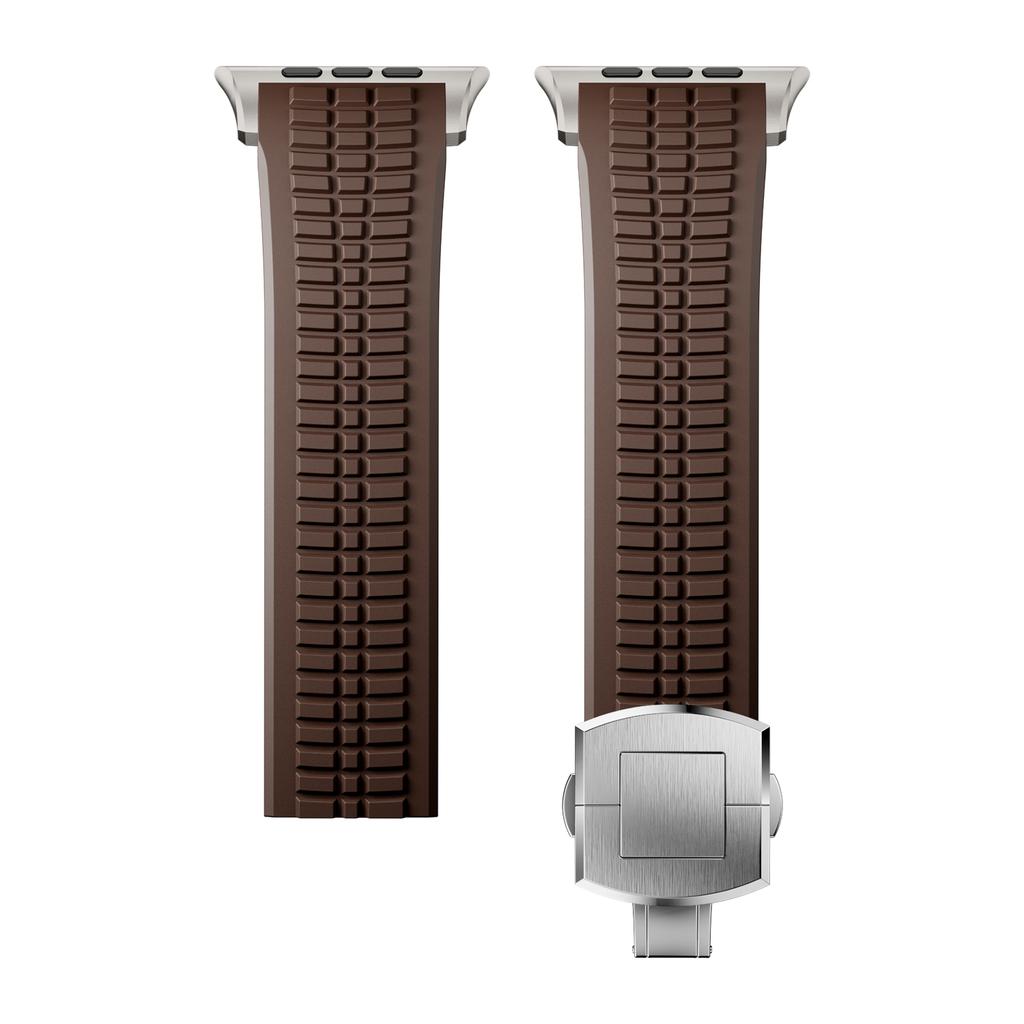 Men Bracelet for Apple Watch Ultra2 49mm Series 10 46mm Silicone Band Suitable Iwatch 7 8 9 45mm Se 4 5 6 44mm Adjustable Correa