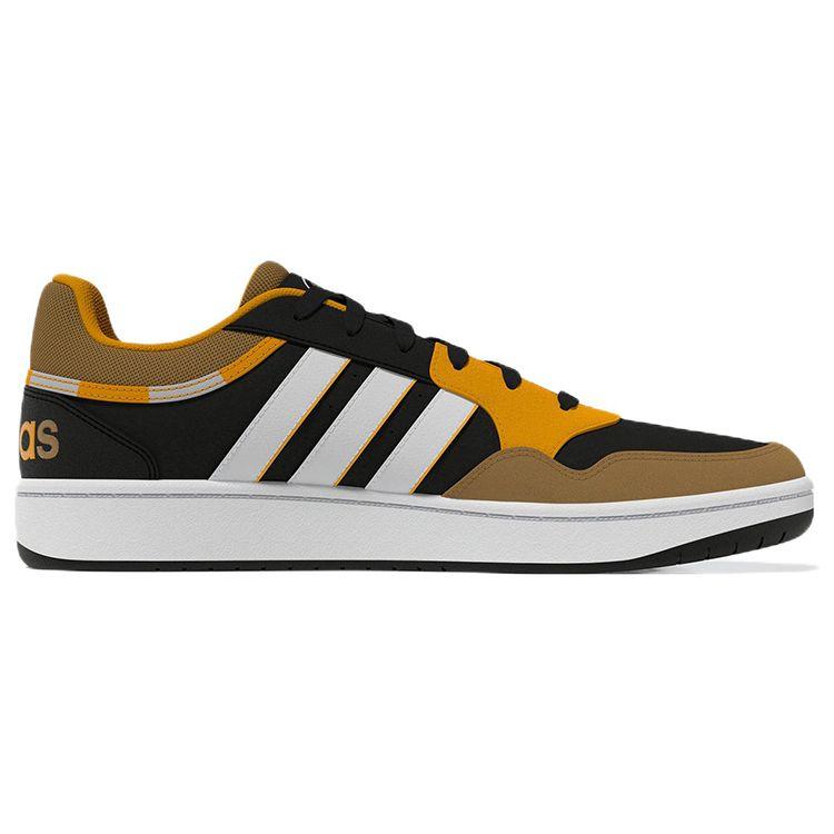 Adidas Neo Hoops 3.0 Comfortable Durable Low-Top Skate Shoes Unisex Sneakers Black Brown GZ9474
