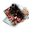 Bunte Geldbörse mit Pilz-Print: Spritzwassergeschützt, Tragbar, Personalisierte Aufbewahrung für Karten & Schlüssel