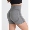 Women's Seamless High Waist Yoga and Running Shorts - Quick Dry, Peach Lift Fit