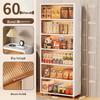 Light Luxury Multi-layer Transparent Storage Cabinet for Toys and Household Use