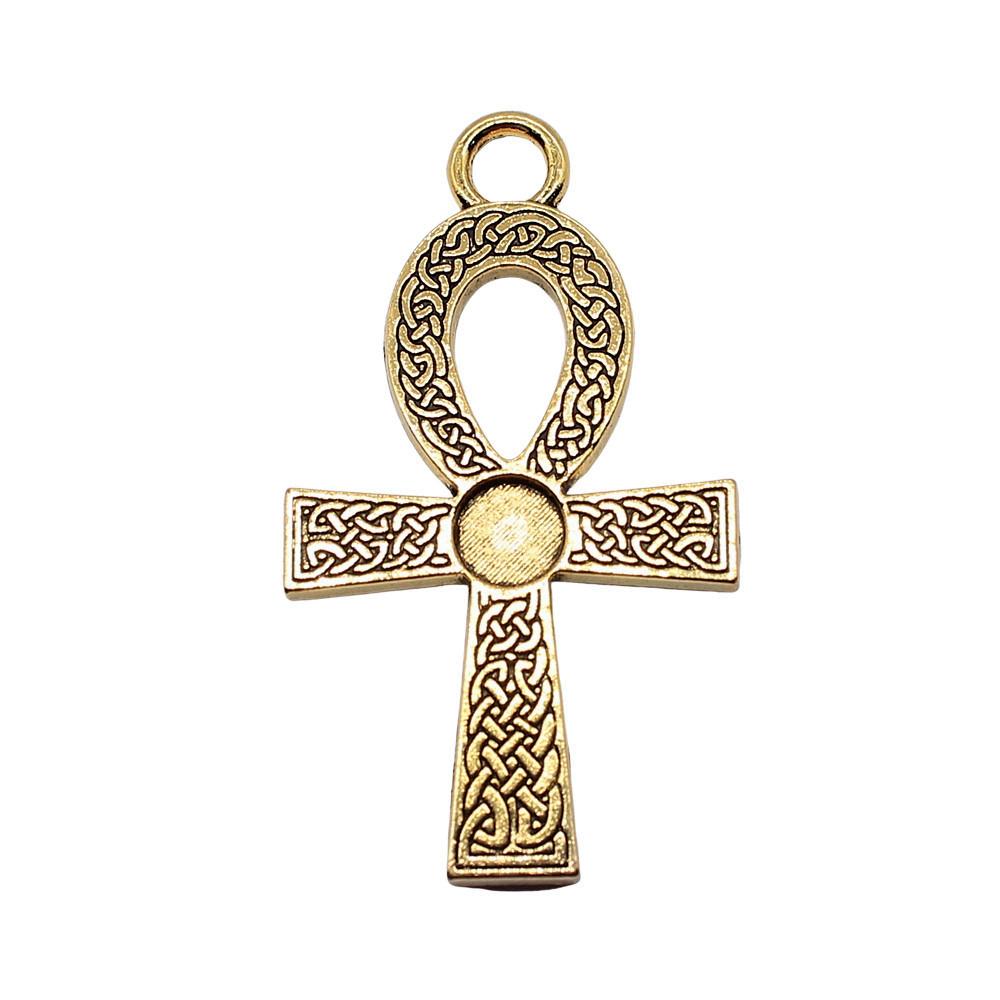 Ankh Kreuz Anhänger Antike Legierung Anhänger Für Ägyptisch Themen Schmuck