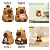Capybara Statue Cute Crafts Centerpiece Car Dashboard Decoration Animal Figurine Decor for Home Bedroom Auto Office Festival