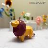 ORIGAMIPLANET Lion Origami Paper Craft 3D Paper Sculpture for Home Creative Handmade Paper Unique DIY Animal Model Paper Craft Gift for Teens Adults