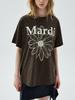 [mardimercredi] Leopard Flower Cracked T-shirt