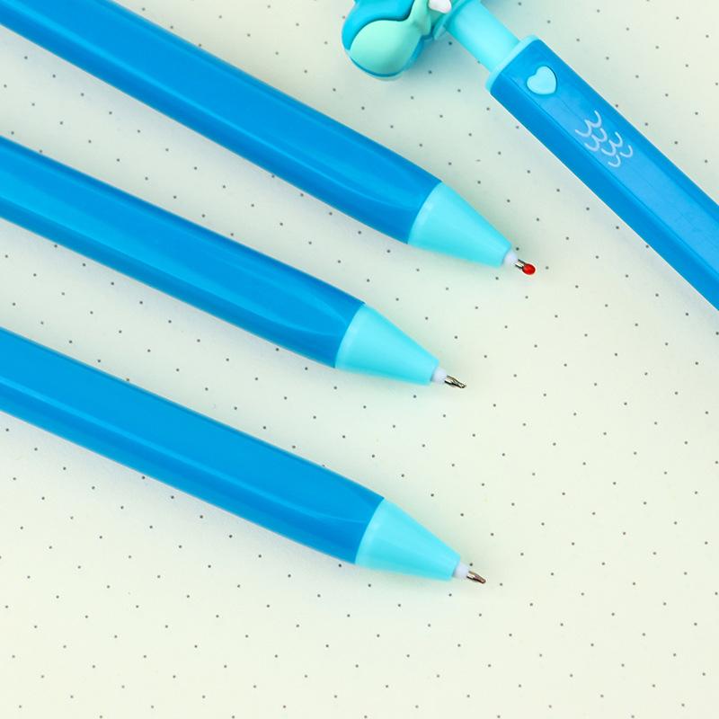 Cartoon Animal New Style High-Aesthetic Gary Snake Press-Button Ballpoint Pen Stress-Relief Pen Creative Niche