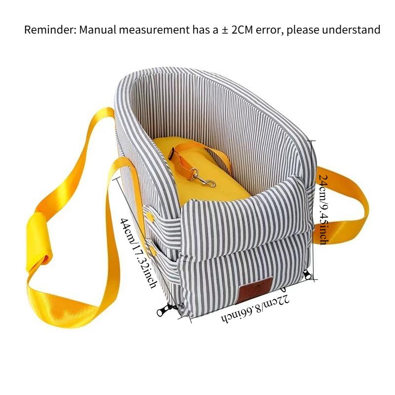 Car Central Control Pet Nest Installation Seat for Pet Portable Car Bag Removable and Washable Outdoor Small and Medium-sized Animal Nest Accessories