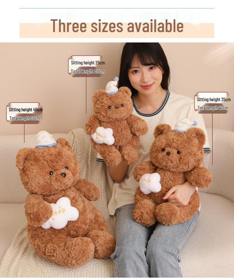 Barcelona Nighttime Bear Plush - Dorami Gift for Girlfriend