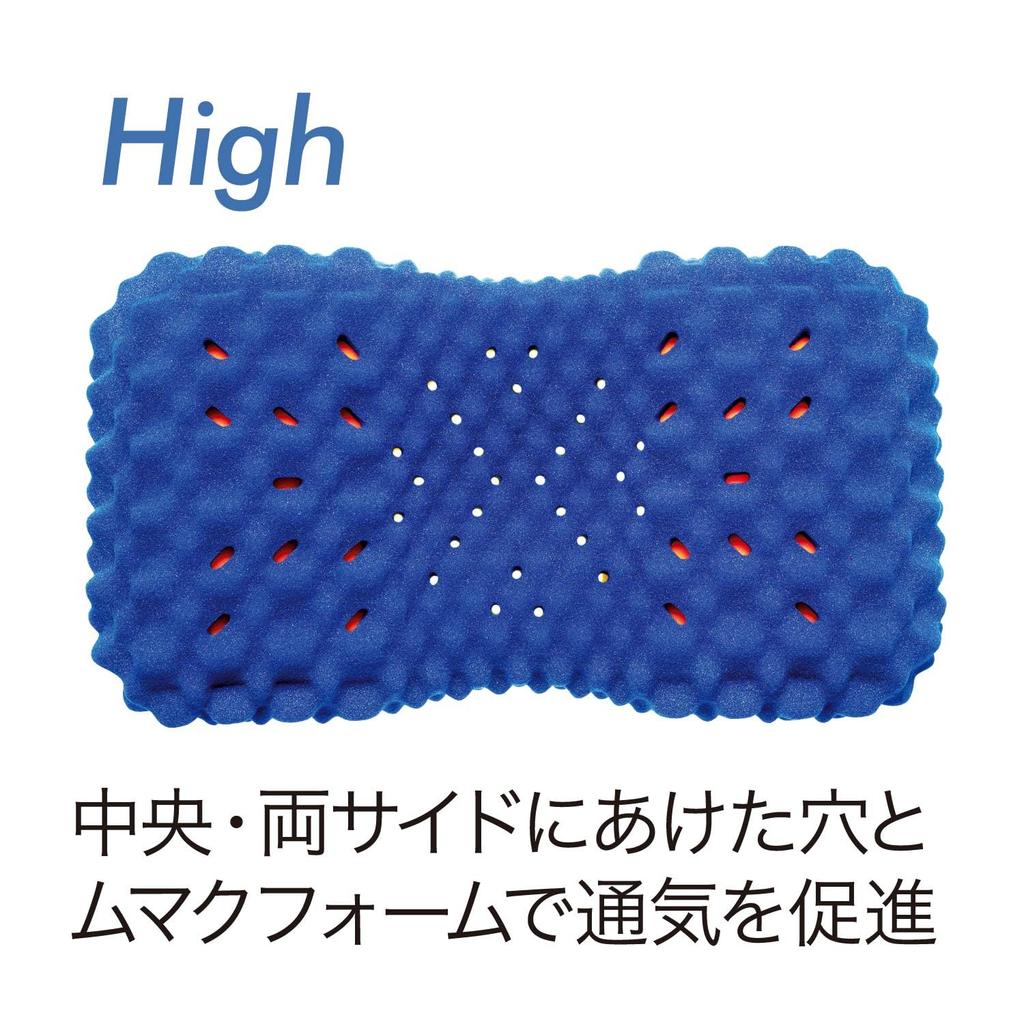 [Campaign Eligible] [Includes Original Sticky Notes] Nishikawa Air 3D Pillow. Enhance Your Sleep with This Special 3D Pillow. Features a High, Blue