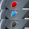3D shield truck stickers Metal stainless steel truck car accessories for Ferrari F430 Stradale Roma 488 Spider SF90 Portofino F8