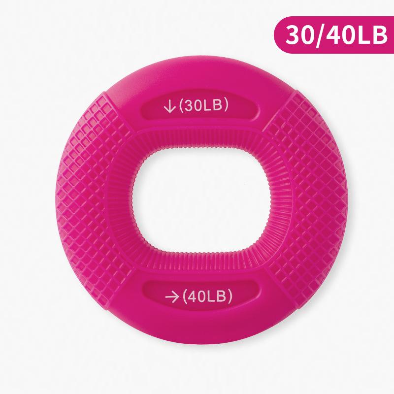 1 Pc Double Strength Grip Exerciser Hands Rehabilitation Training Silicone Grip Ring Enhance Wrist Strength