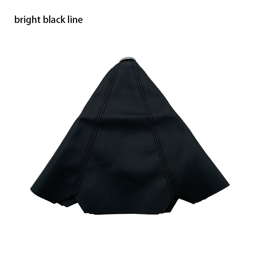 Car Shift Gear Stick Dammtätt skydd Handbroms Handtag Faux Leather Cover för BMW E30 E36 E34 E46 Z3 Manuella modeller