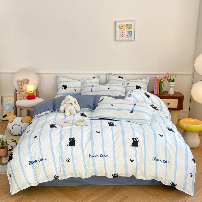 Four-piece Quilt Cover, Sheets, Bedding, Dormitory Three-piece Set
