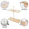 Adjustable Wooden 2-Hole Funnel Rack