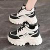 Women's Height Increase CM Platform Dad Shoes Versatile Small Inner Height Increase Casual Shoes Popular Slope Heel Sports Shoes